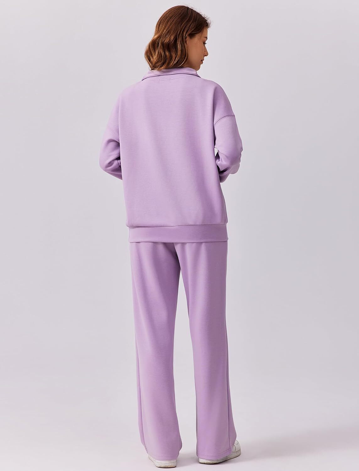 🎄 CHRISTMAS PROMOTION—2 Piece Sets for Women 2025 Winter Outfits Sweatsuit | Oversized Sweatshirt & Wide Leg Sweatpants | Matching Set Tracksuit