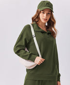 🎄 CHRISTMAS PROMOTION—2 Piece Sets for Women 2025 Winter Outfits Sweatsuit | Oversized Sweatshirt & Wide Leg Sweatpants | Matching Set Tracksuit