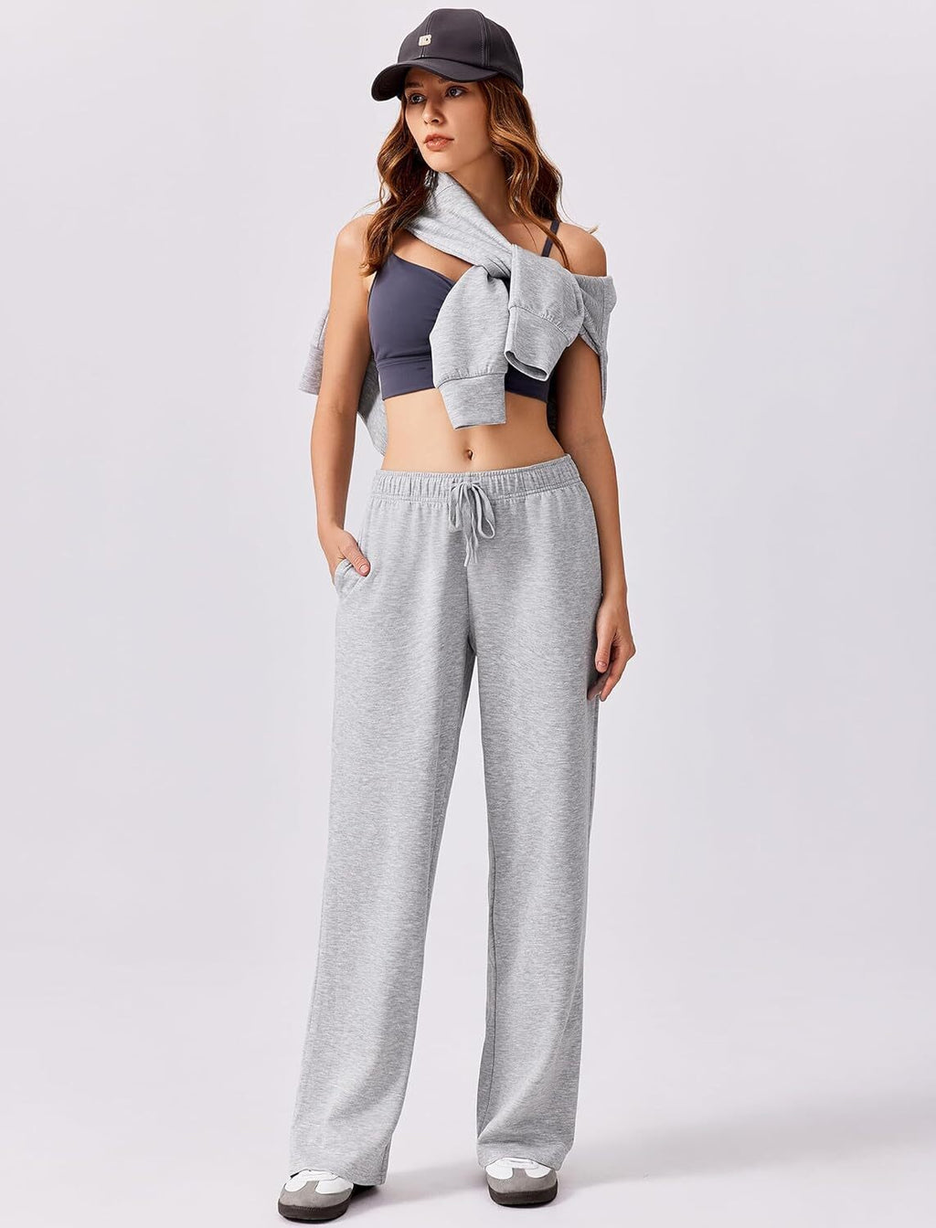 🎄 CHRISTMAS PROMOTION—2 Piece Sets for Women 2025 Winter Outfits Sweatsuit | Oversized Sweatshirt & Wide Leg Sweatpants | Matching Set Tracksuit