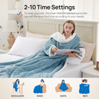 🎁CHRISTMAS PROMOTION-Wearable Electric Clothing With Sleeve And Foot Pockets 6 Heating Levels And Long Heating Times