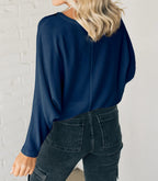 ✨Women's Ribbed Batwing Sleeve Top