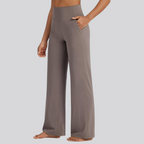 🎄Christmas Sale🔥 -High Stretch Yoga Pants Women Soft High Waisted Casual Wide Leg Pants with Pockets