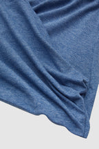 Solid Asymmetrical Wrap V Neck Half Sleeve T-Shirt