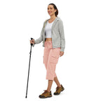 Women’s Cargo Capri Lightweight Quick Dry Hiking Shorts with 6 Pockets