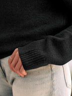 Womens Off The Shoulder Sweater Oversized Batwing Sleeve Loose Pullover Sweaters Tops