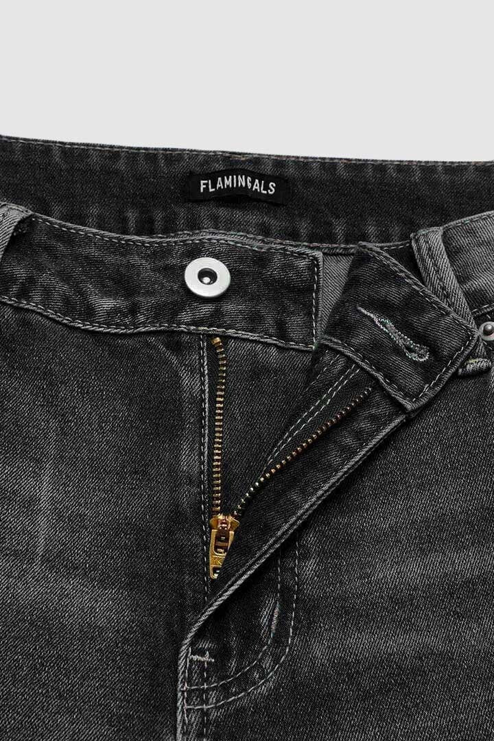 Wash Raw Hem Ripped Mid Rise Crop Barrel Leg Jeans