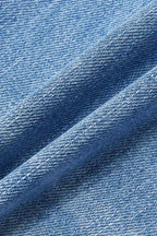 Wash Ripped Raw Hem Mid Rise Crop Jeans