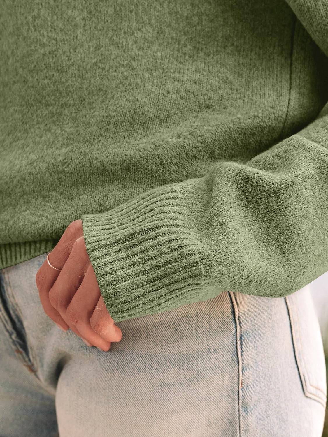 Womens Off The Shoulder Sweater Oversized Batwing Sleeve Loose Pullover Sweaters Tops