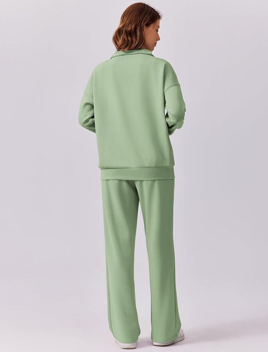 🎄 CHRISTMAS PROMOTION—2 Piece Sets for Women 2025 Winter Outfits Sweatsuit | Oversized Sweatshirt & Wide Leg Sweatpants | Matching Set Tracksuit