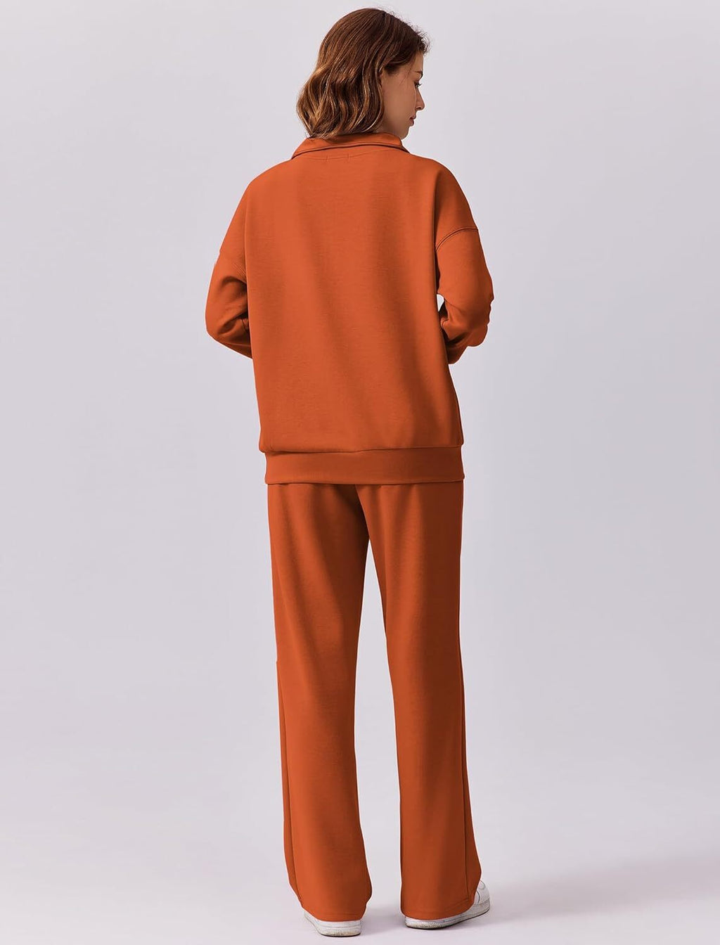 🎄 CHRISTMAS PROMOTION—2 Piece Sets for Women 2025 Winter Outfits Sweatsuit | Oversized Sweatshirt & Wide Leg Sweatpants | Matching Set Tracksuit