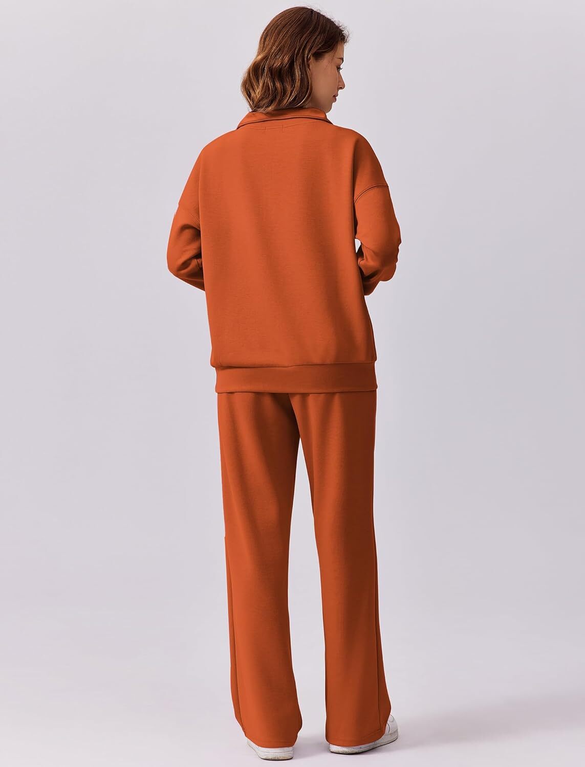 🎄 CHRISTMAS PROMOTION—2 Piece Sets for Women 2025 Winter Outfits Sweatsuit | Oversized Sweatshirt & Wide Leg Sweatpants | Matching Set Tracksuit