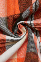 Plaid Pattern Patch Pocket Button Front Shirt