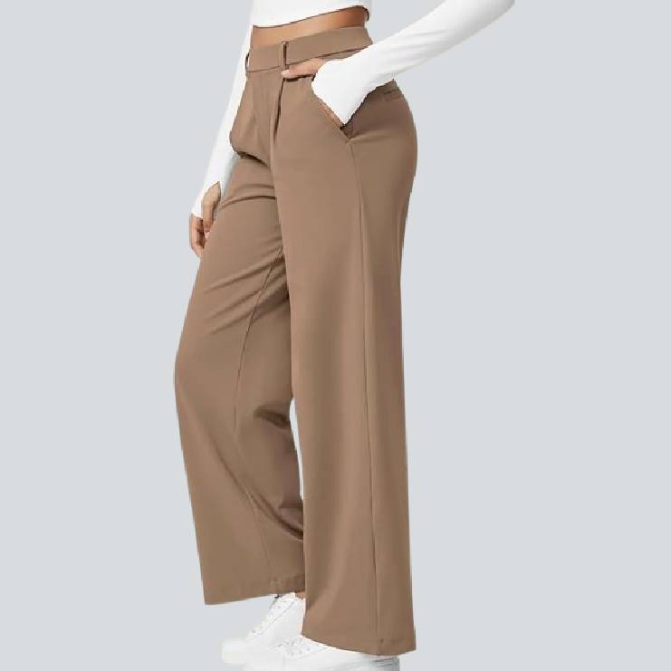 🎄Christmas Sale🔥High Waisted Work Pants for Women Business Casual Outfits Office Dress Pants Trousers with Pockets