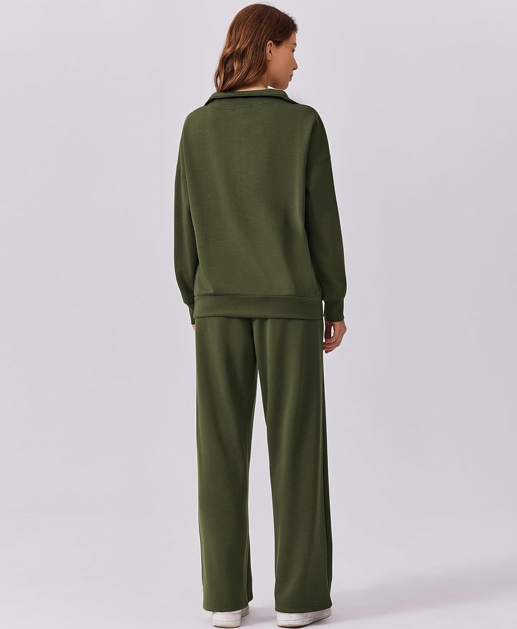 🎄 CHRISTMAS PROMOTION—2 Piece Sets for Women 2025 Winter Outfits Sweatsuit | Oversized Sweatshirt & Wide Leg Sweatpants | Matching Set Tracksuit