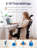 🎁CHRISTMAS PROMOTION-Wearable Electric Clothing With Sleeve And Foot Pockets 6 Heating Levels And Long Heating Times