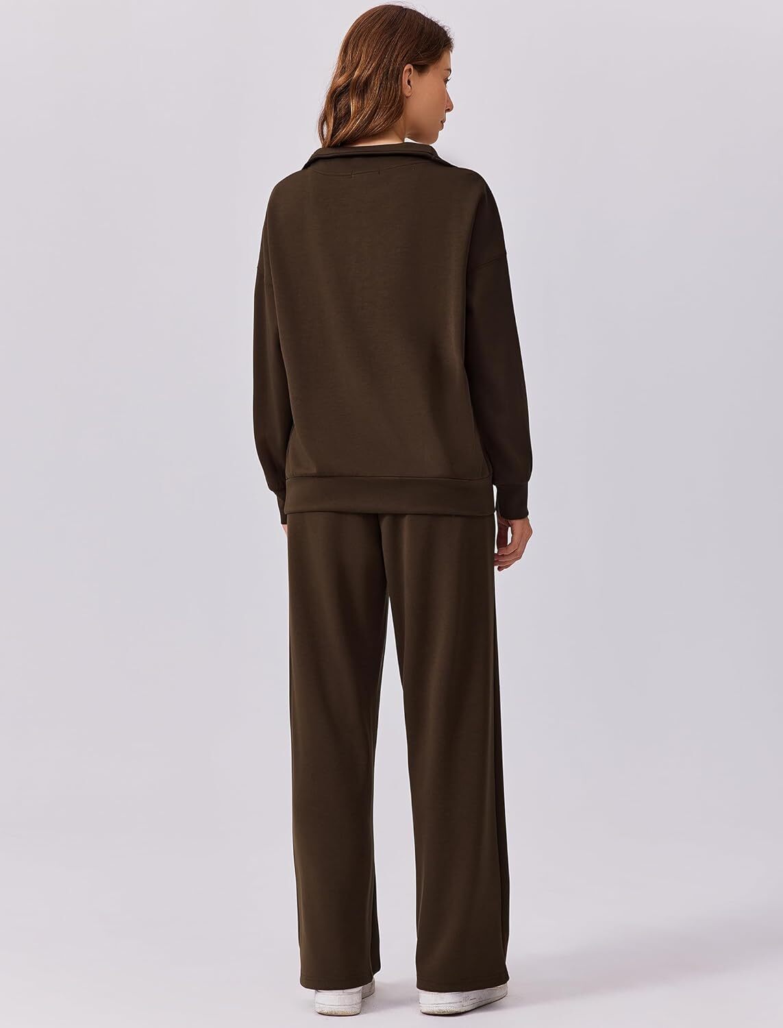 🎄 CHRISTMAS PROMOTION—2 Piece Sets for Women 2025 Winter Outfits Sweatsuit | Oversized Sweatshirt & Wide Leg Sweatpants | Matching Set Tracksuit