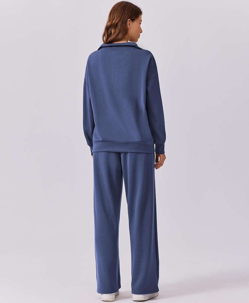 🎄 CHRISTMAS PROMOTION—2 Piece Sets for Women 2025 Winter Outfits Sweatsuit | Oversized Sweatshirt & Wide Leg Sweatpants | Matching Set Tracksuit