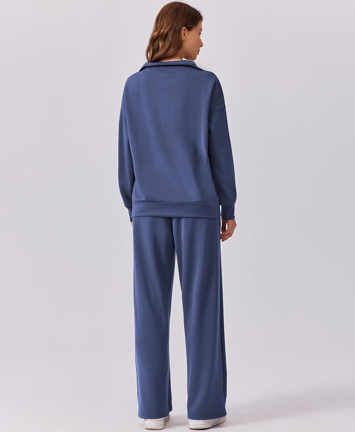 🎄 CHRISTMAS PROMOTION—2 Piece Sets for Women 2025 Winter Outfits Sweatsuit | Oversized Sweatshirt & Wide Leg Sweatpants | Matching Set Tracksuit