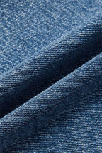 Wash Raw Hem Ripped Mid Rise Crop Barrel Leg Jeans