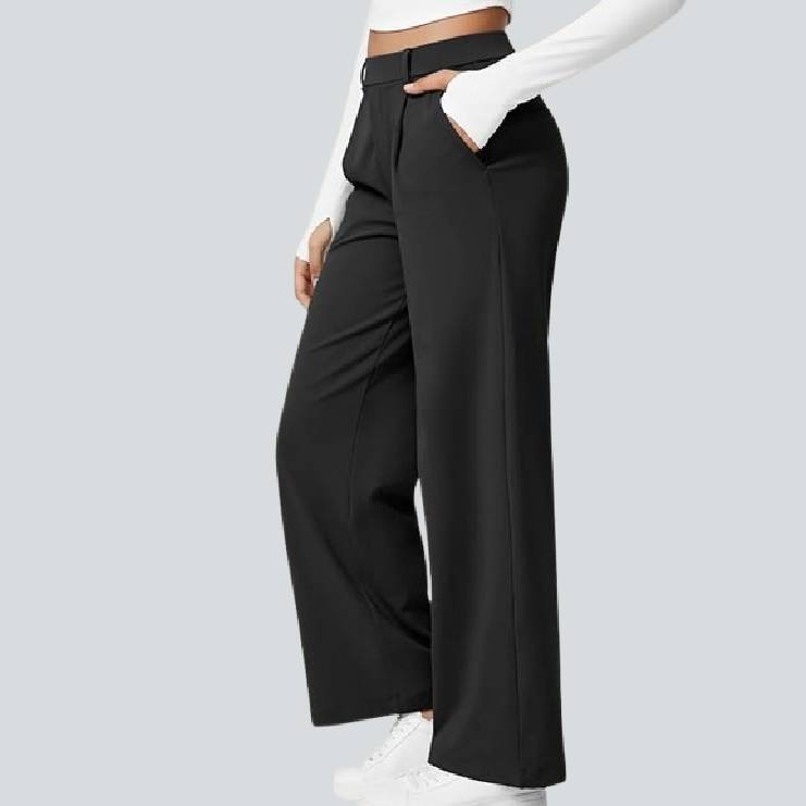 🎄Christmas Sale🔥High Waisted Work Pants for Women Business Casual Outfits Office Dress Pants Trousers with Pockets