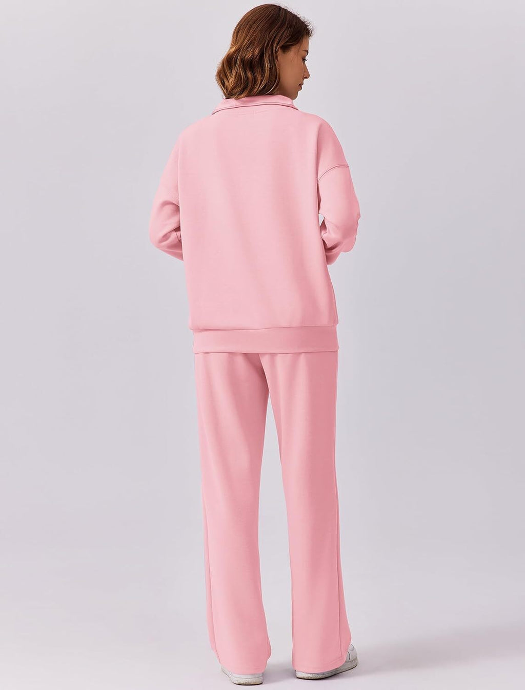 🎄 CHRISTMAS PROMOTION—2 Piece Sets for Women 2025 Winter Outfits Sweatsuit | Oversized Sweatshirt & Wide Leg Sweatpants | Matching Set Tracksuit