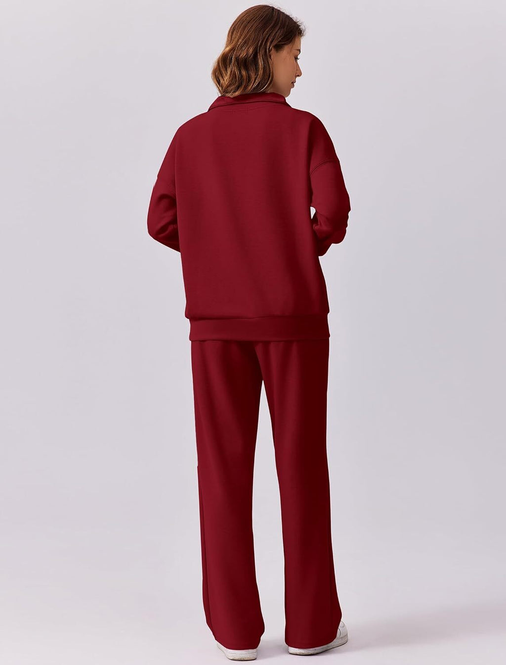 🎄 CHRISTMAS PROMOTION—2 Piece Sets for Women 2025 Winter Outfits Sweatsuit | Oversized Sweatshirt & Wide Leg Sweatpants | Matching Set Tracksuit