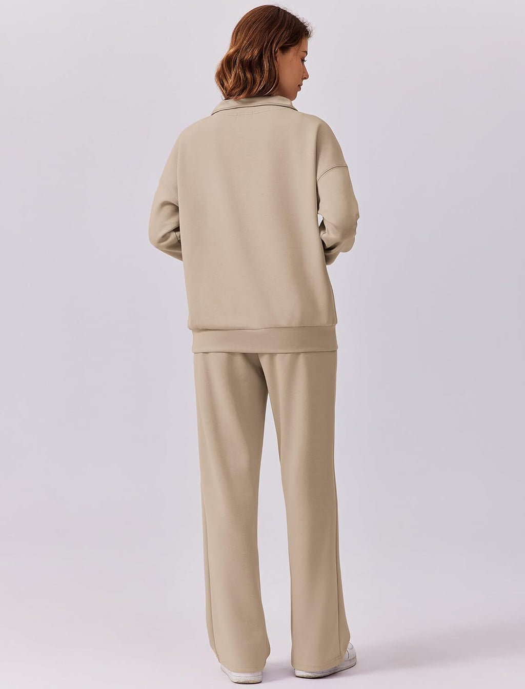 🎄 CHRISTMAS PROMOTION—2 Piece Sets for Women 2025 Winter Outfits Sweatsuit | Oversized Sweatshirt & Wide Leg Sweatpants | Matching Set Tracksuit